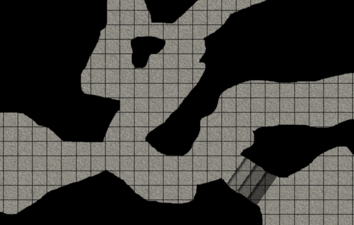 Pixel Papercraft - Ambush (doors) (with aura/shadows)